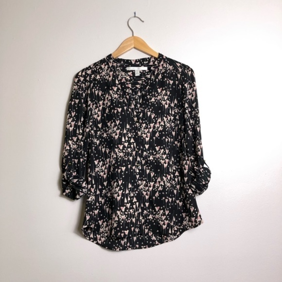 LC Lauren Conrad Tops - Lauren Conrad Heart Print Top